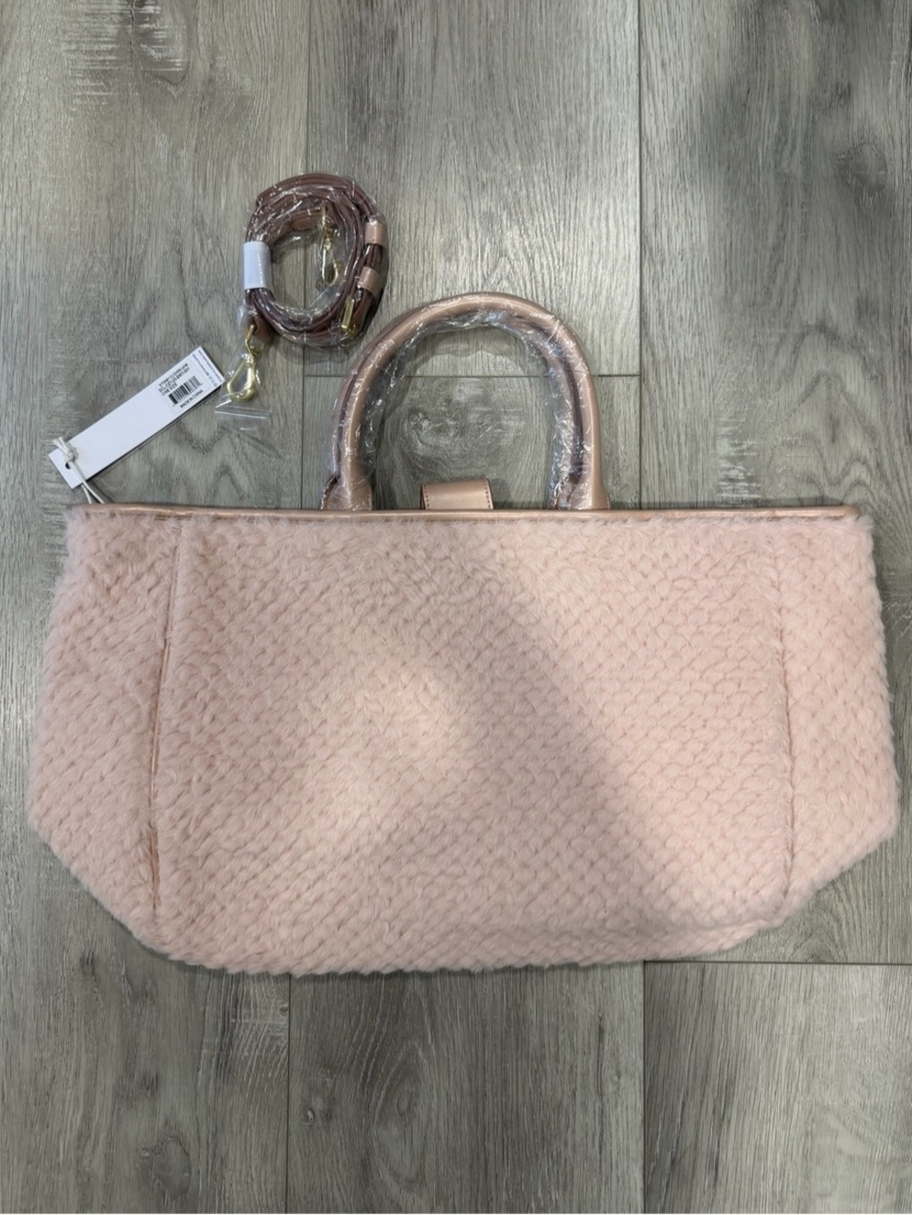 Stoney Clover Lane Tote Bag Cozy Fur